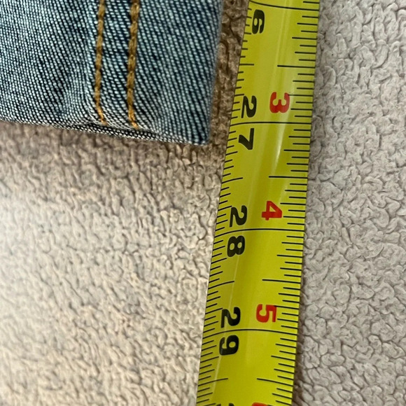 Vigoss Marley Straight Leg Mid-Rise Jeans-Blur Distressed Denim-Women’s 28-NEW - Picture 14 of 14